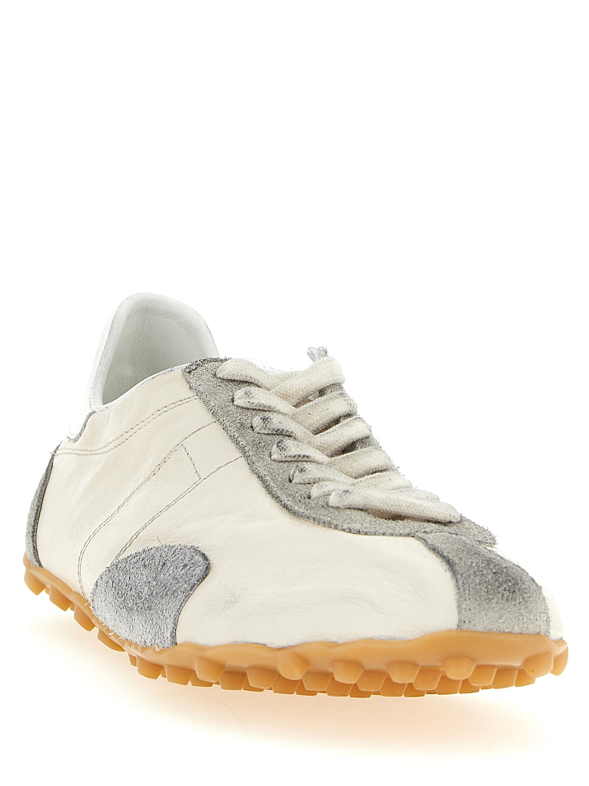 Maison Margiela Gray Cashmere Athletic Sneakers - Luxurious Style