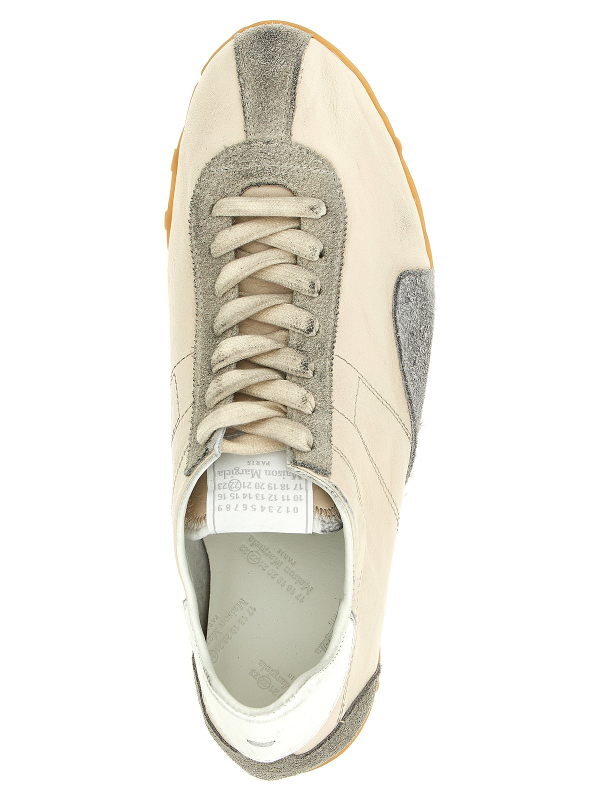 Maison Margiela Gray Cashmere Athletic Sneakers - Luxury Redefined