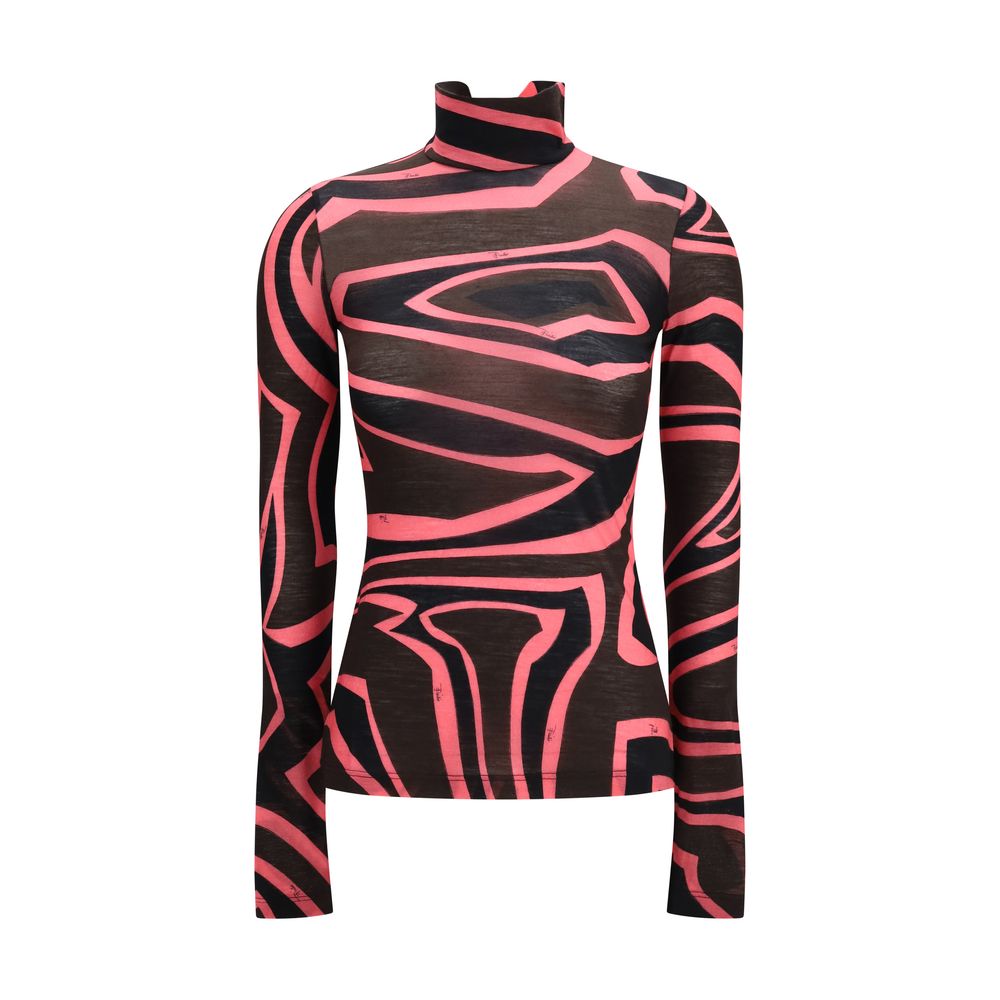 Emilio Pucci Multicolor Wool Oves Aries Pattern Shirt - Luxe Elegance