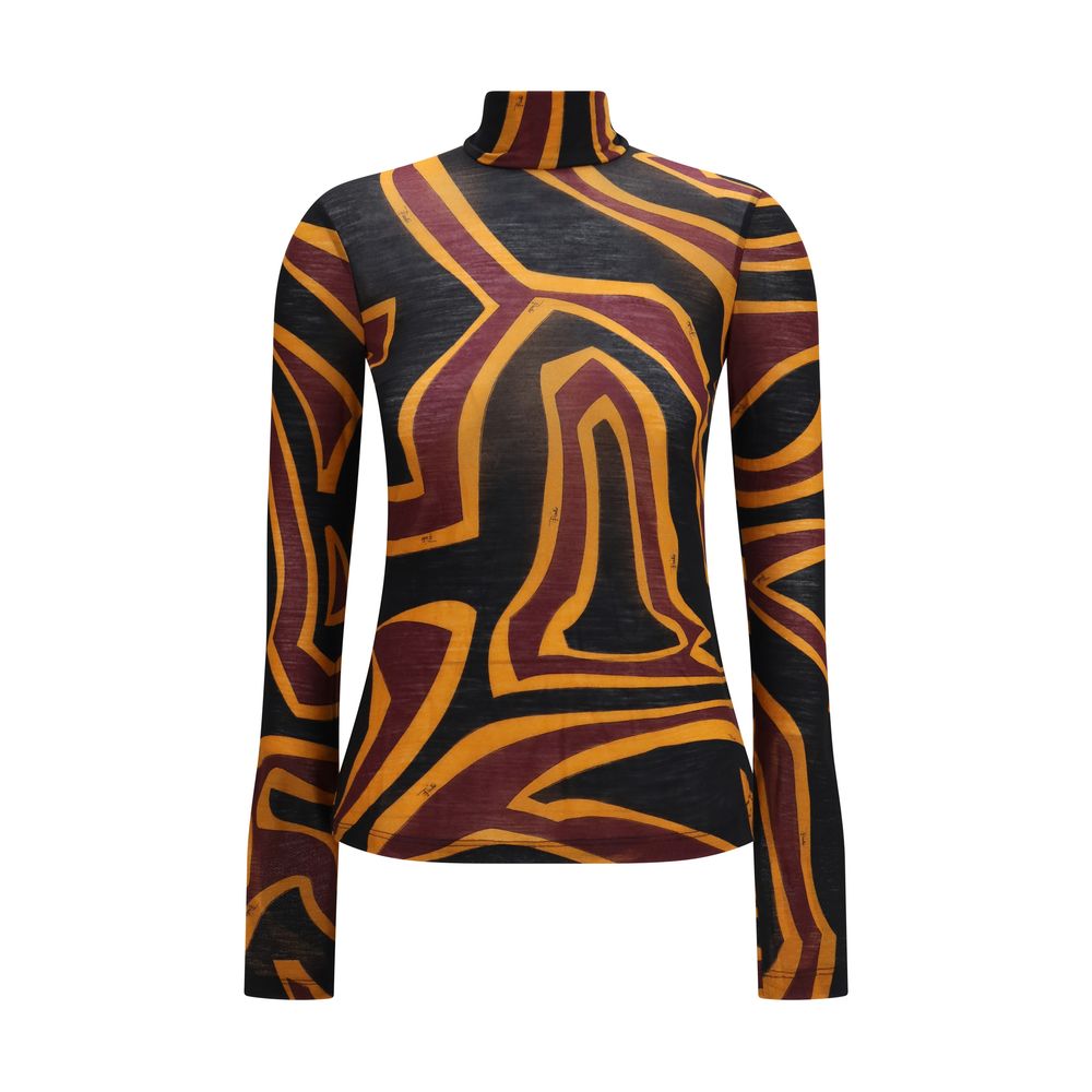 Emilio Pucci Wool Oves Aries Pattern Shirt - Luxe Elegance