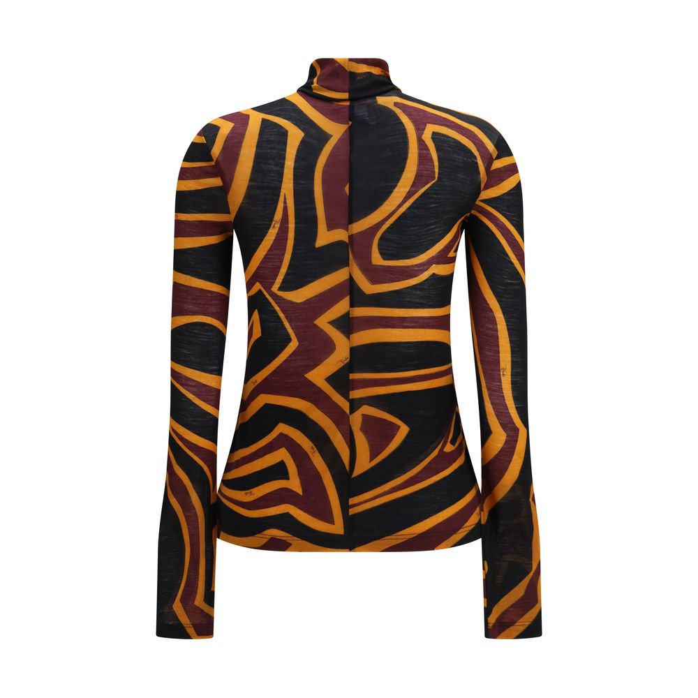 Emilio Pucci Wool Oves Aries Pattern Shirt - Luxe Elegance