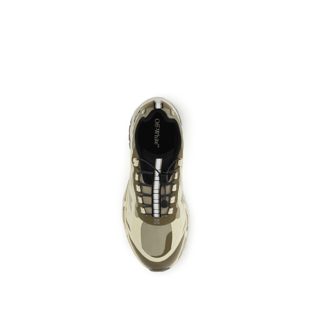 Off-White Bicolor Athletic Sneakers for Modern Luxury Elegance