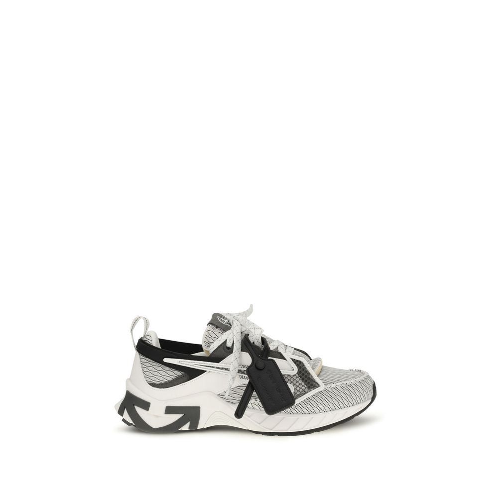 Off-White Multicolor Fabric Athletic Sneakers for Elevated Luxury