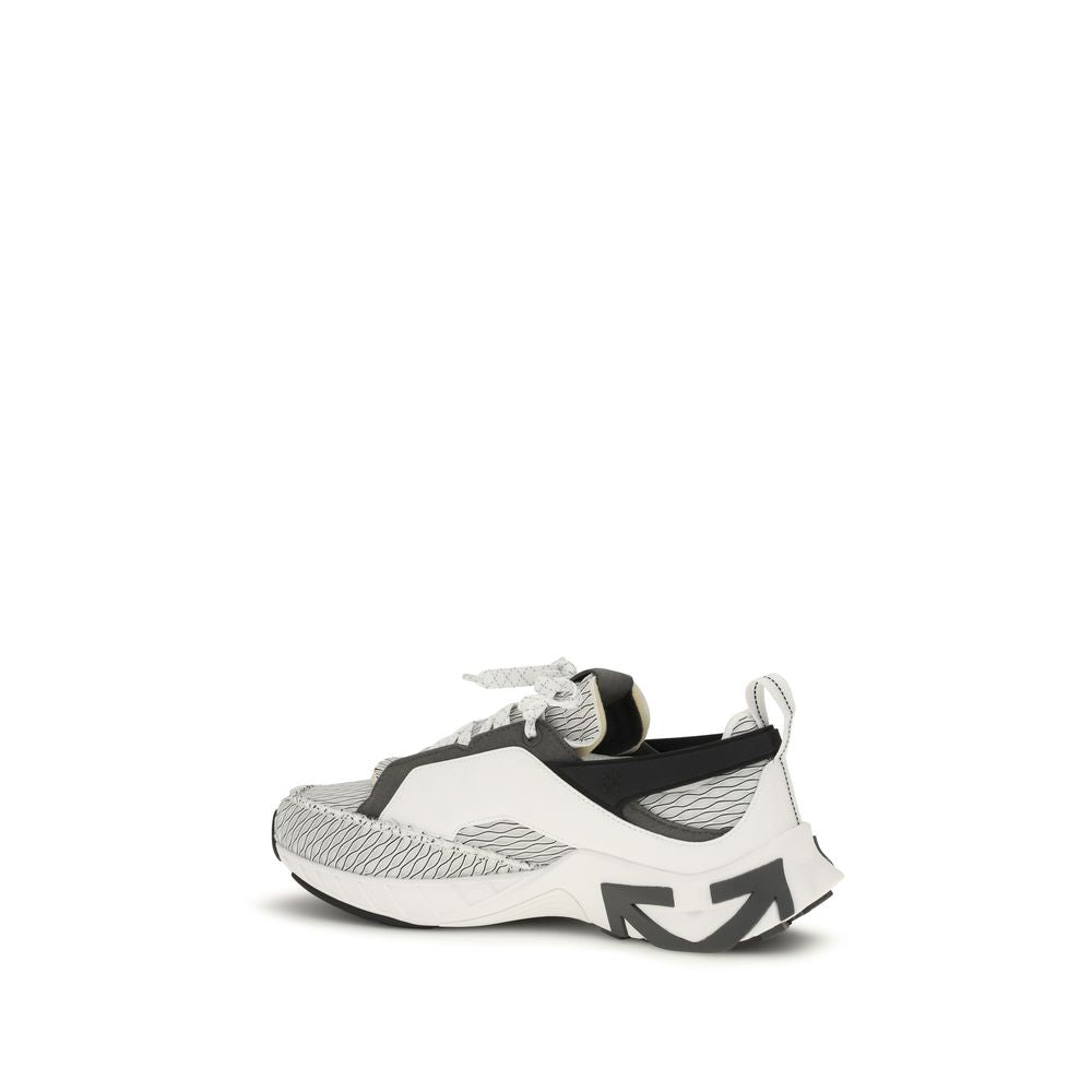 Off-White Multicolor Fabric Sneakers for Elevated Luxury Style