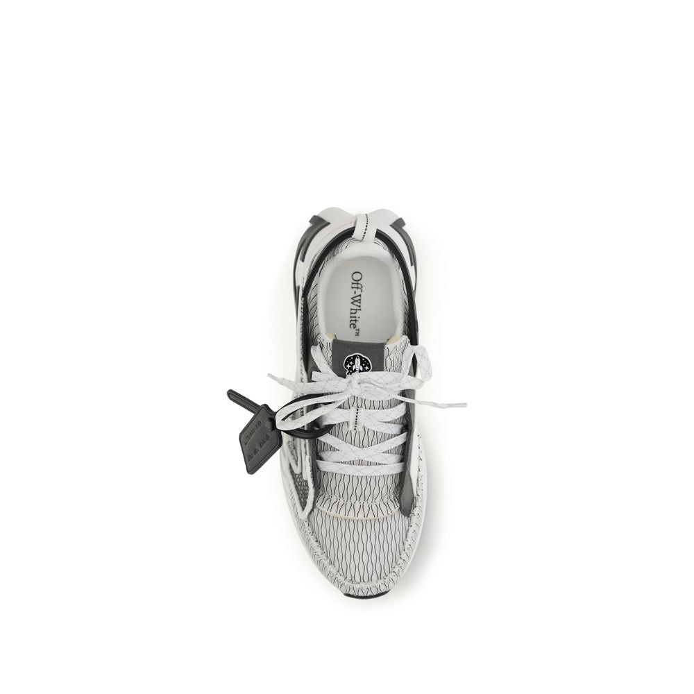 Off-White Multicolor Fabric Athletic Sneakers for Elevated Luxury