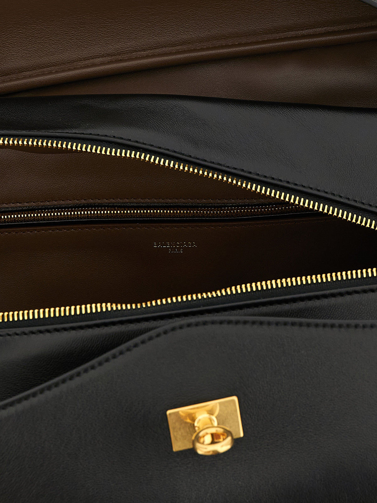 Balenciaga Black Lamb Leather Handbag - Timeless Luxury Elegance