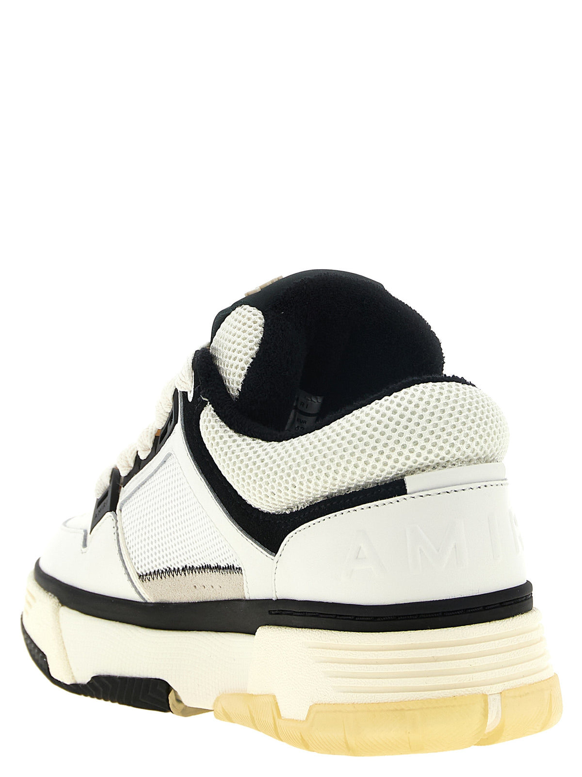 Amiri White Calfskin Chunky Sneakers - Urban Luxury Redefined