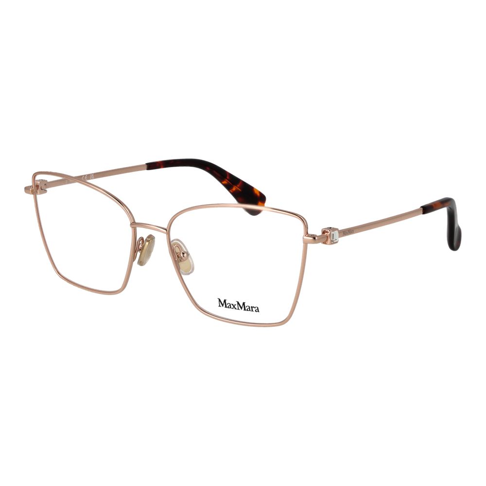 Max Mara Rose Gold Cat Eye Glasses - Exquisite Luxury Eyewear