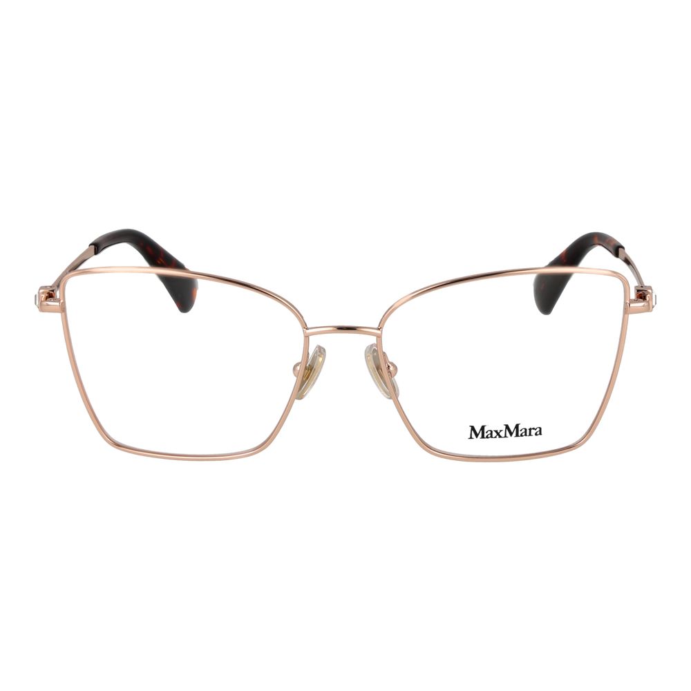 Max Mara Rose Gold Cat Eye Glasses - Timeless Luxury Frames