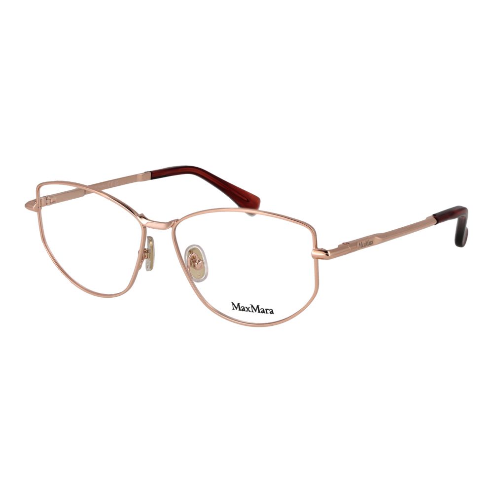 Max Mara Rose Gold Metal Glasses - Timeless Luxury Frames