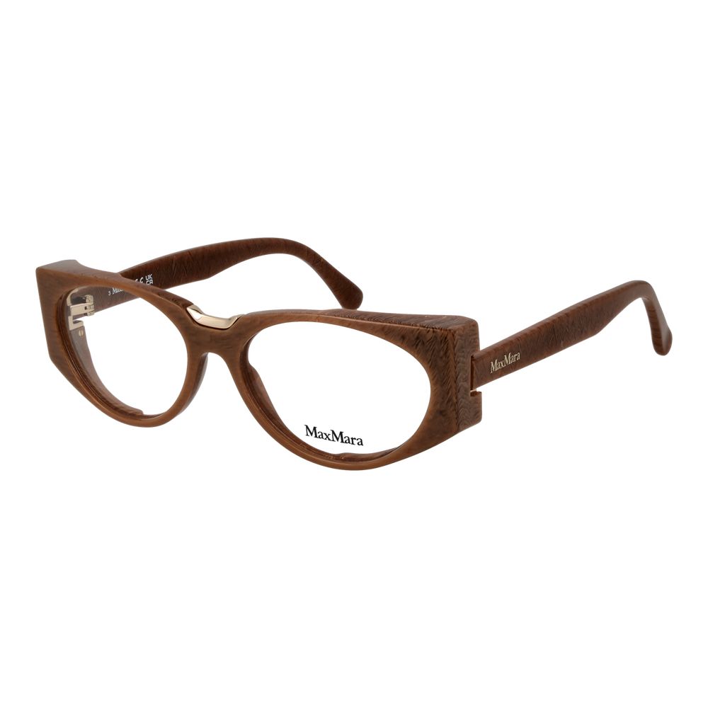 Max Mara Brown Plastic Glasses - Timeless Elegance in Luxury