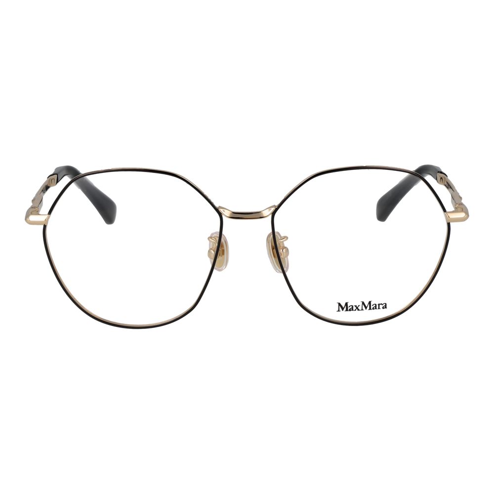 Max Mara Black Metal Glasses - Timeless Luxury for All