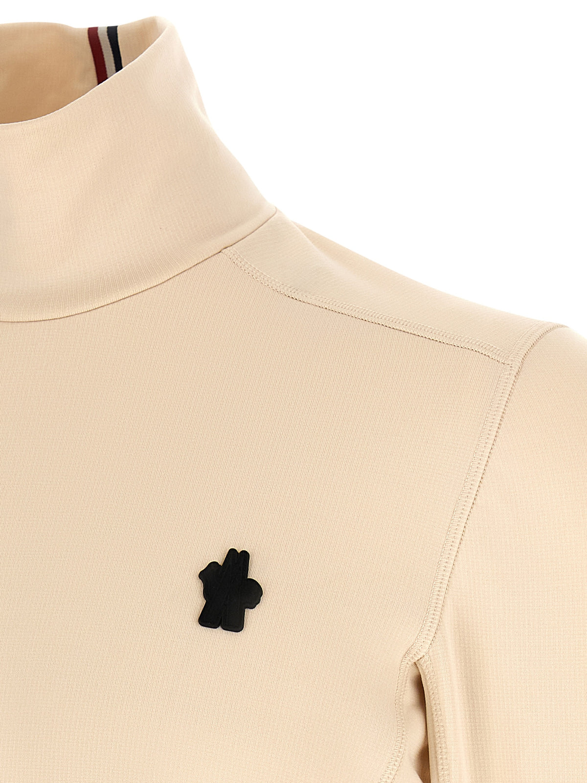 Moncler Grenoble White Polyamide Cardigan for Elevated Style