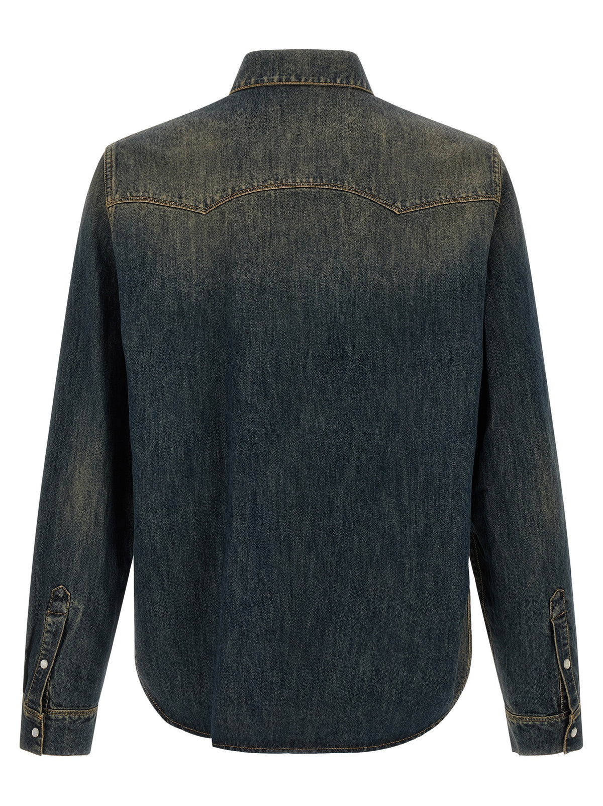 Fendi Blue Cotton Blouse - Timeless Luxury in Sustainable Fashion