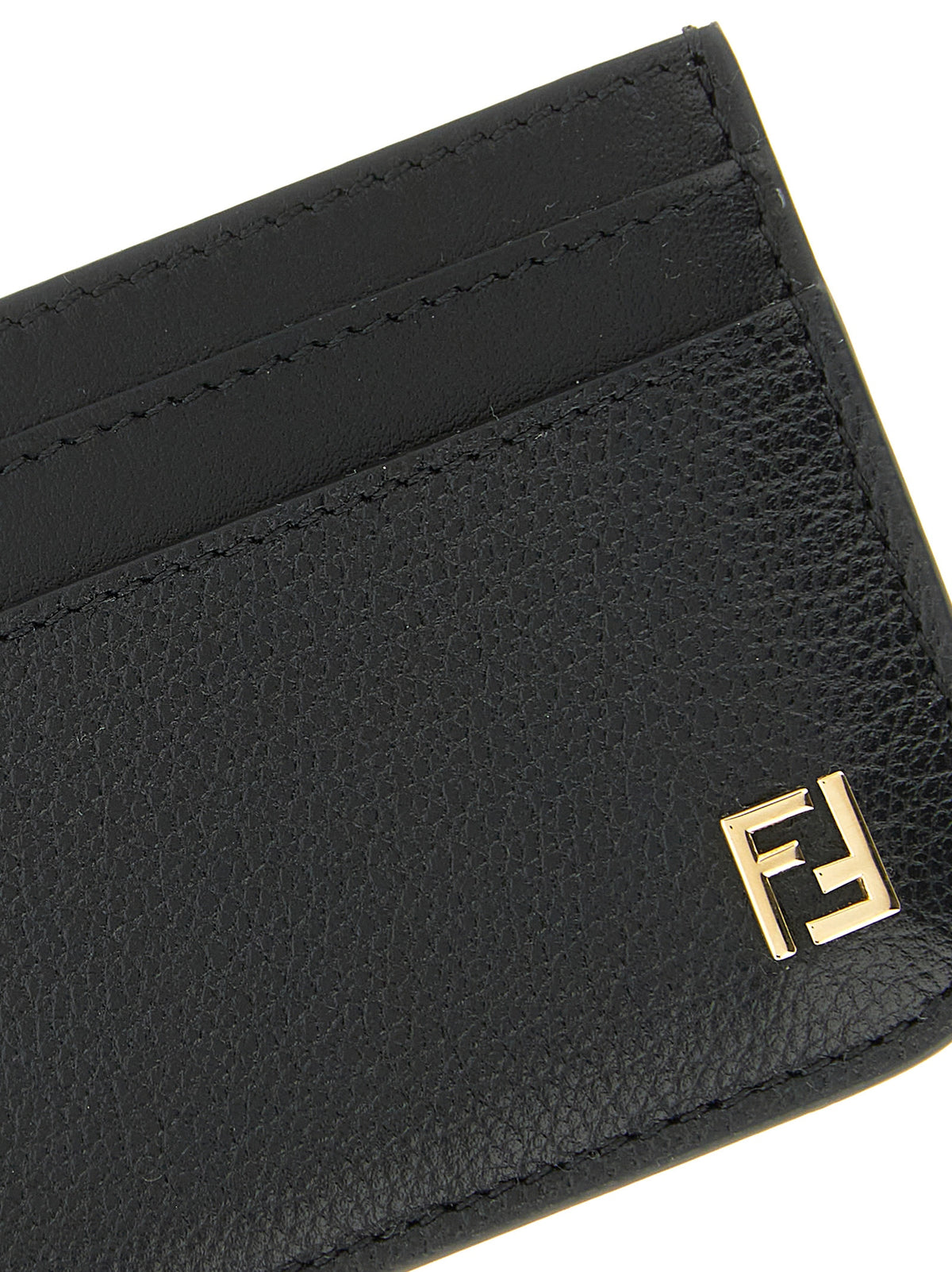 Fendi Black Calfskin Cardholder - Luxury Accessory Redefined