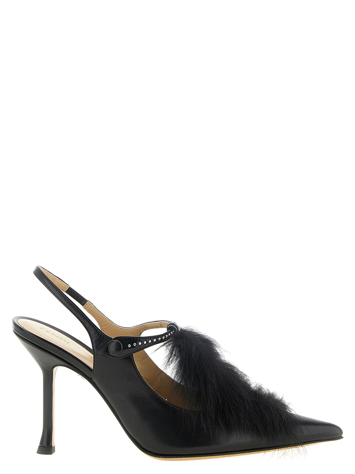 Fendi Black Calfskin High Heel Pumps - Luxurious Elegance