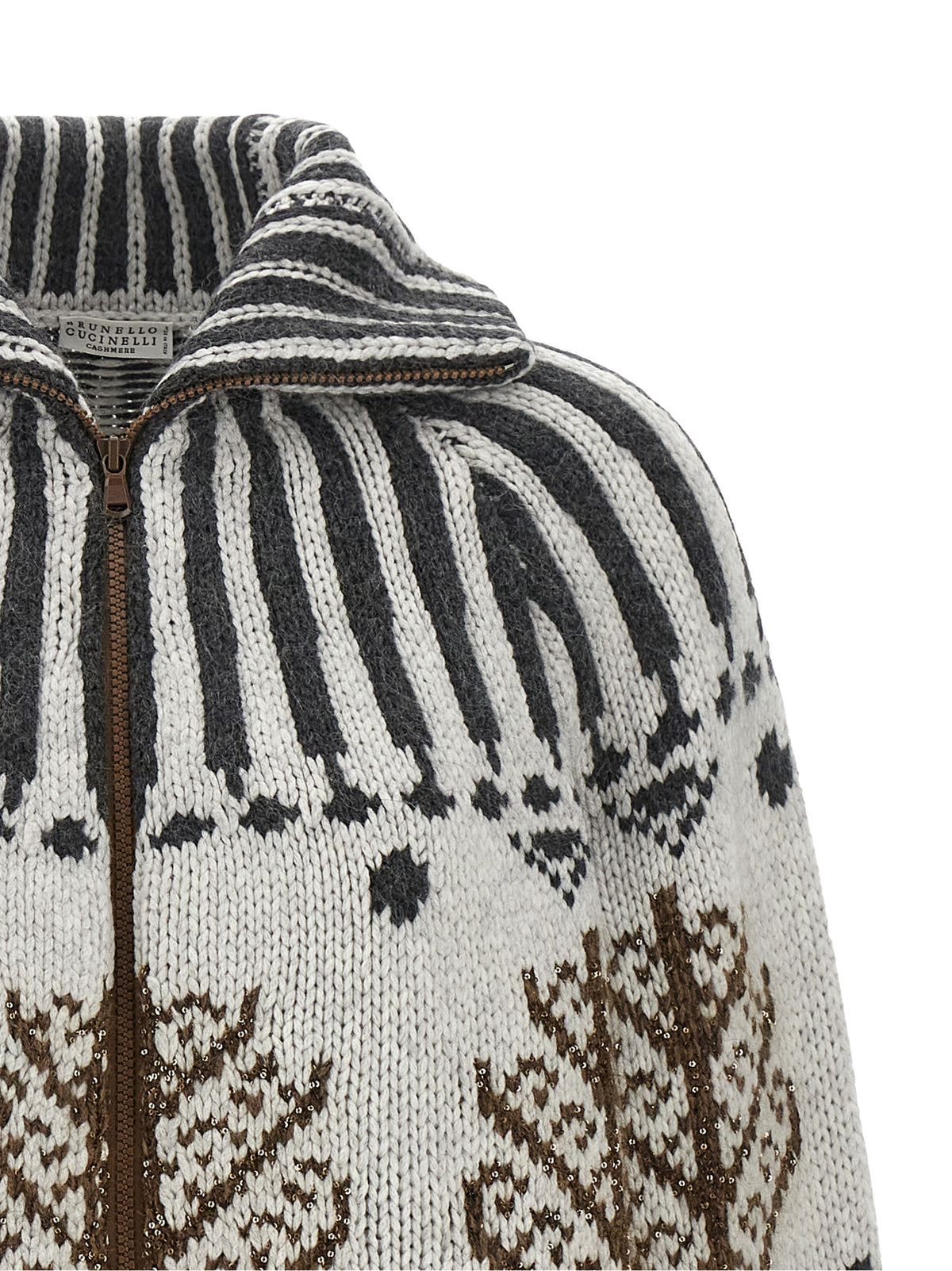 Brunello Cucinelli Multicolor Cashmere Cardigan - Exquisite Luxury