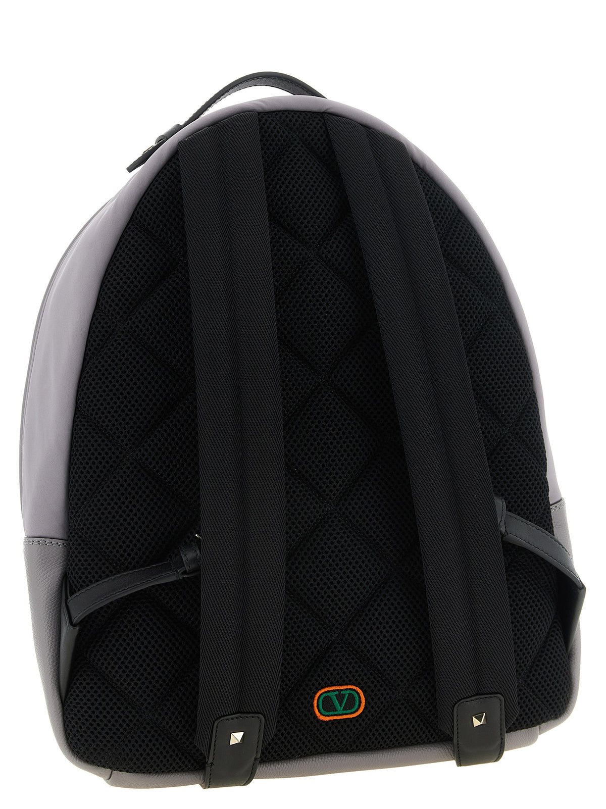 Valentino Garavani Gray Rockstud Backpack - Urban Elegance