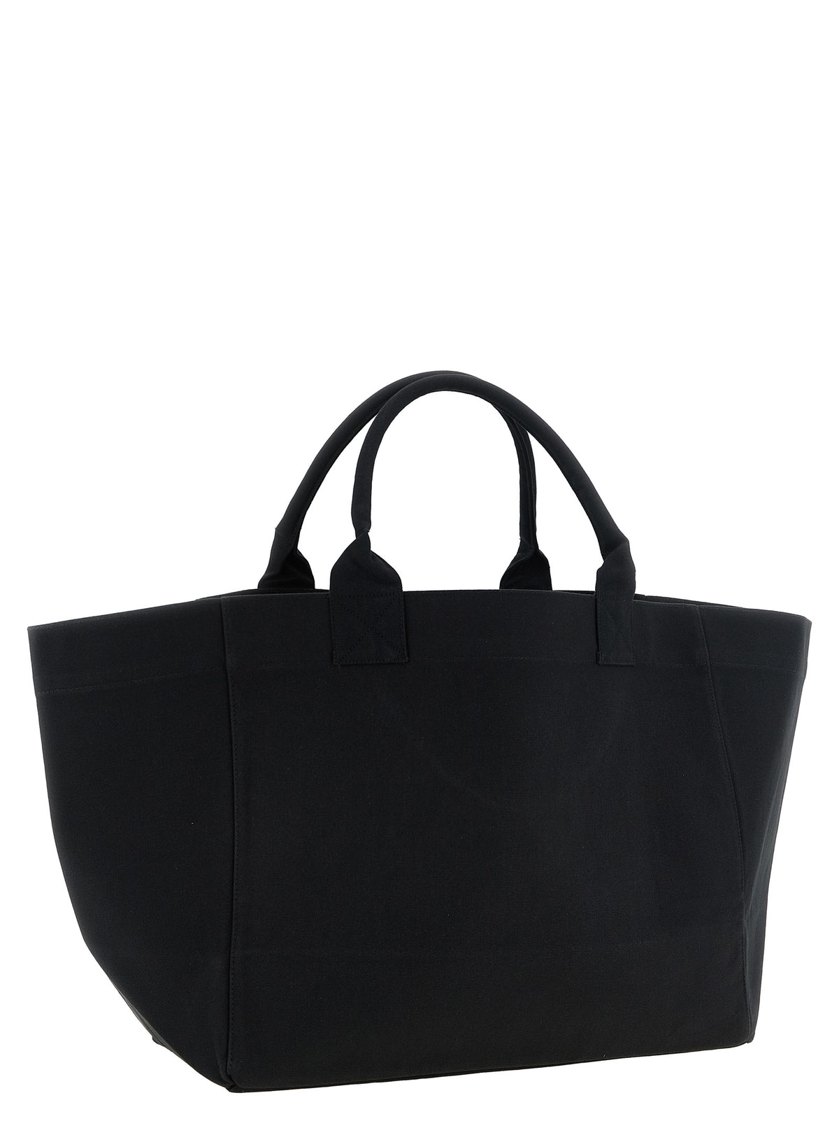 Ganni Black Recycled Cotton Tote Bag - Sustainable Luxury Redefined