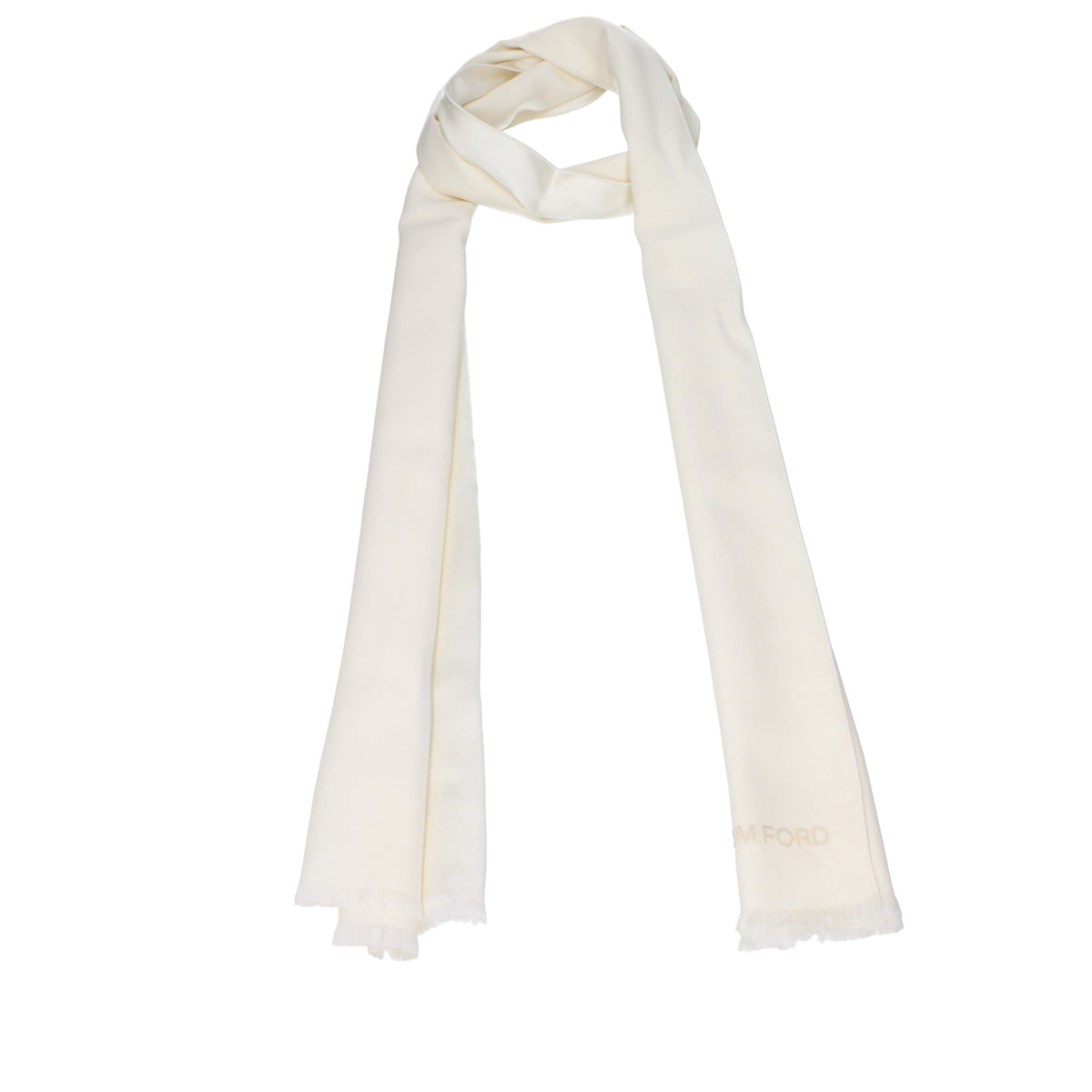 Tom Ford Beige Silk Foulard