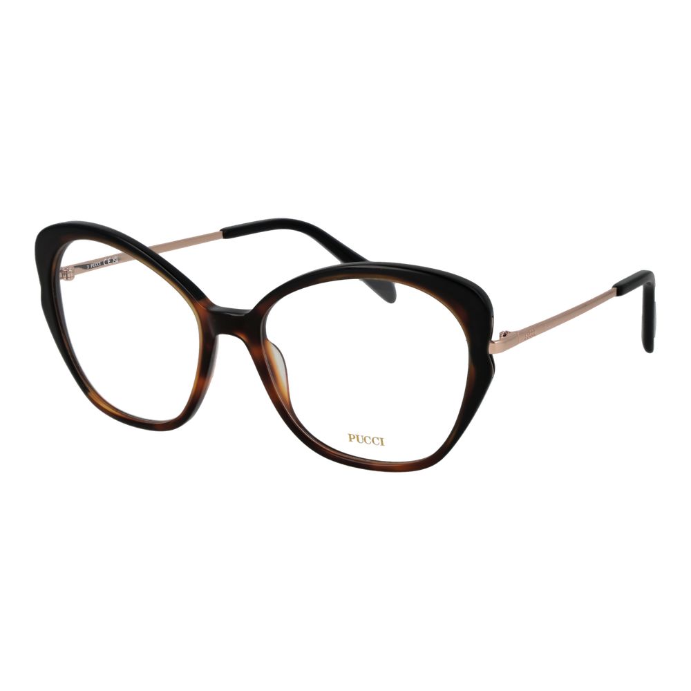 Experience the allure of Emilio Pucci's Brown Metal Glasses, where timeless elegance meets exquisite craftsmanship, perfect for those who embrace luxury and sophistication.