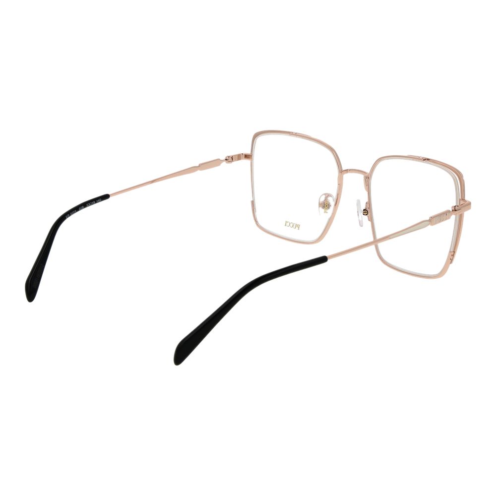 Indulge in the elegance of Emilio Pucci's Rose Gold Metal Glasses, where luxurious craftsmanship meets timeless sophistication, perfect for the discerning individual.