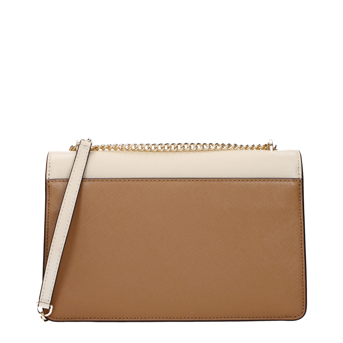 Indulge in the exquisite Tory Burch Beige Leather Crossbody Bag, a symbol of refined elegance and timeless craftsmanship that elevates any ensemble.