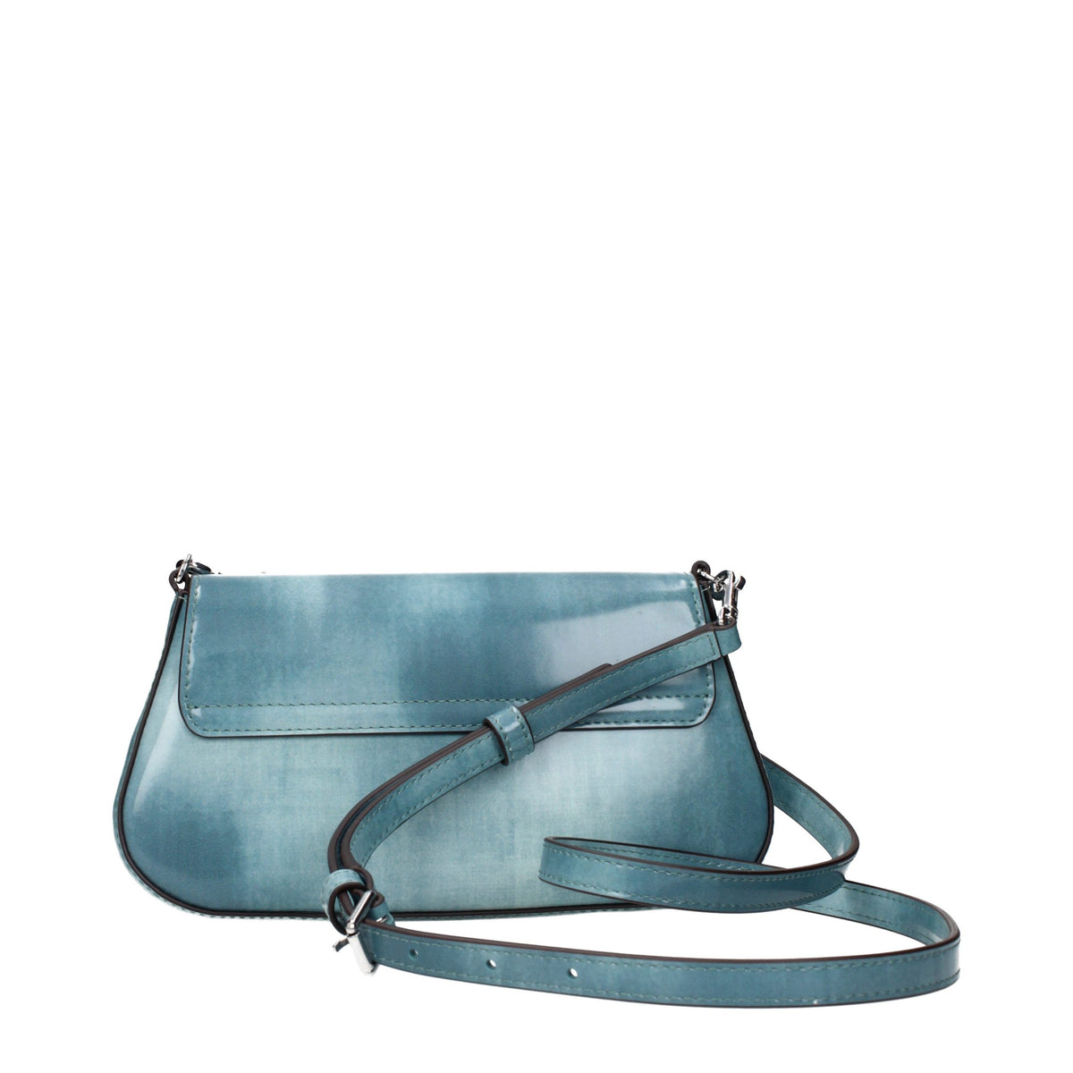 Elevate your style with the Tory Burch Blue Leather Crossbody Bag, a symbol of sophistication and artistry, designed for those who appreciate exquisite craftsmanship and timeless luxury.