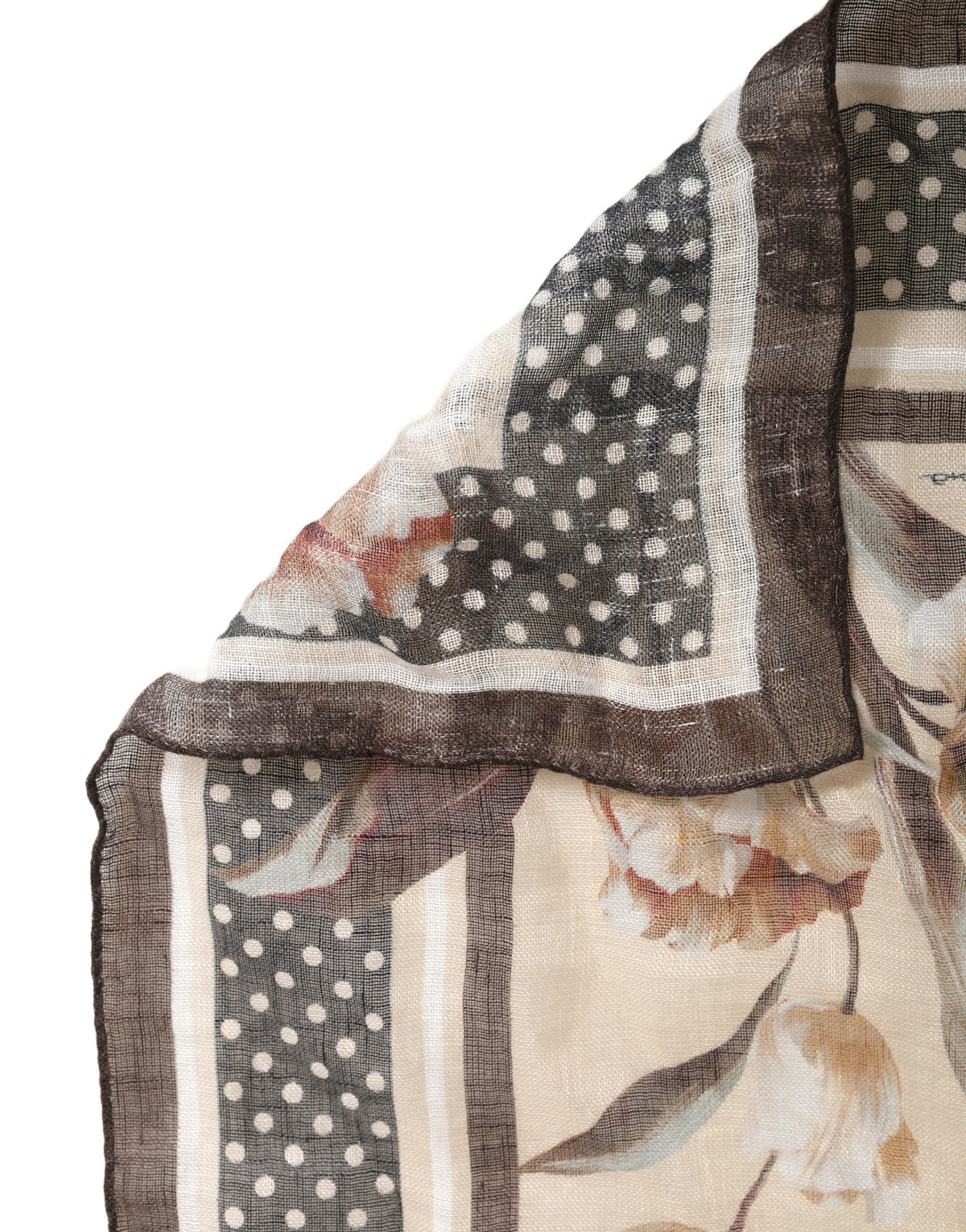 Elevate your style with the Dolce & Gabbana floral linen foulard scarf, a masterpiece of Italian craftsmanship, blending elegance and allure for the discerning connoisseur.