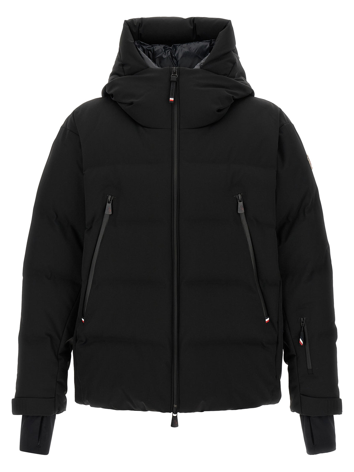 Moncler Grenoble Black Polyamide Full-Length Jacket