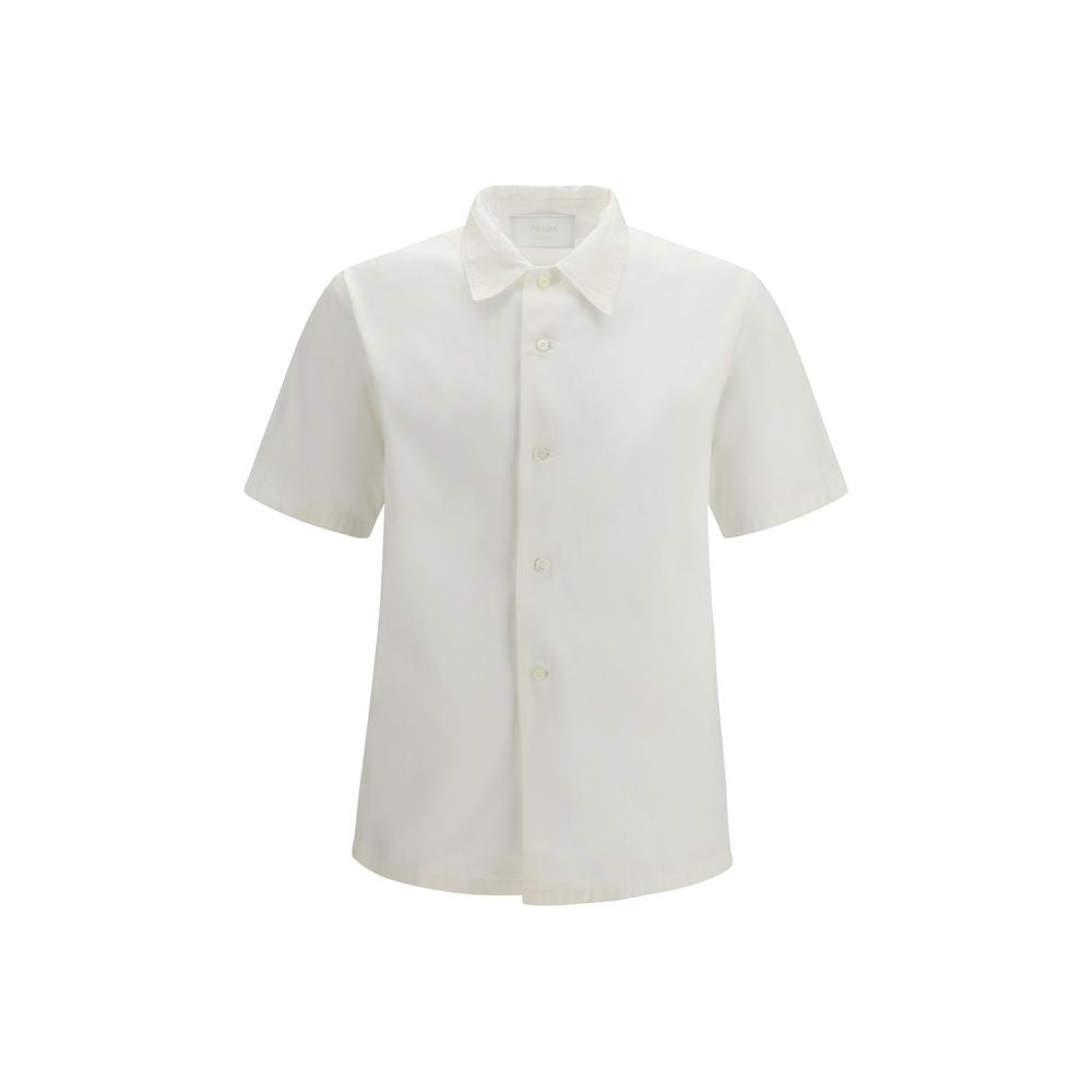 Prada White Cotton Dress Shirt - Luxury Redefined for the Discerning