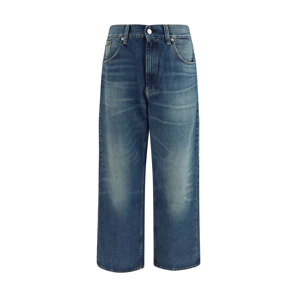 Sunflower Blue Organic Cotton Relaxed Fit Jeans - Effortless Luxury