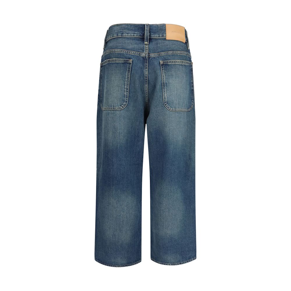Sunflower Blue Organic Cotton Relaxed Fit Jeans - Effortless Luxury