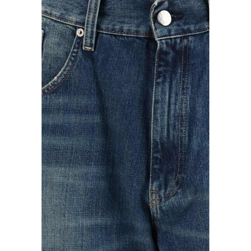 Sunflower Blue Organic Cotton Relaxed Fit Jeans - Effortless Luxury