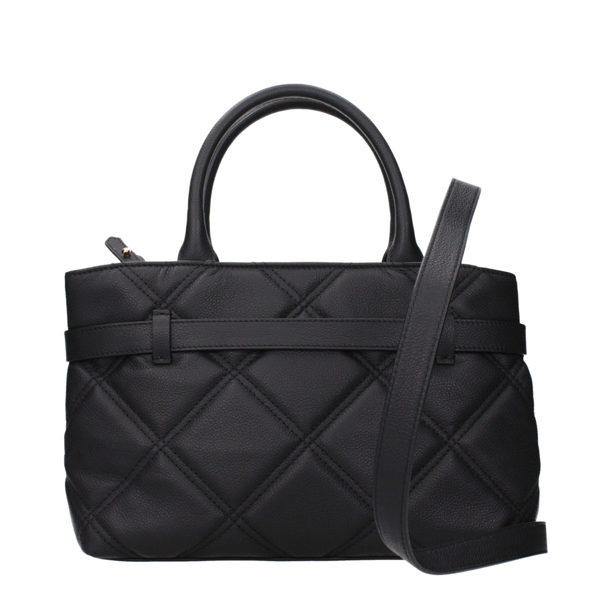 Elevate your elegance with the Versace Black Leather Handbag, a masterpiece of exquisite craftsmanship and timeless sophistication, perfect for any occasion.