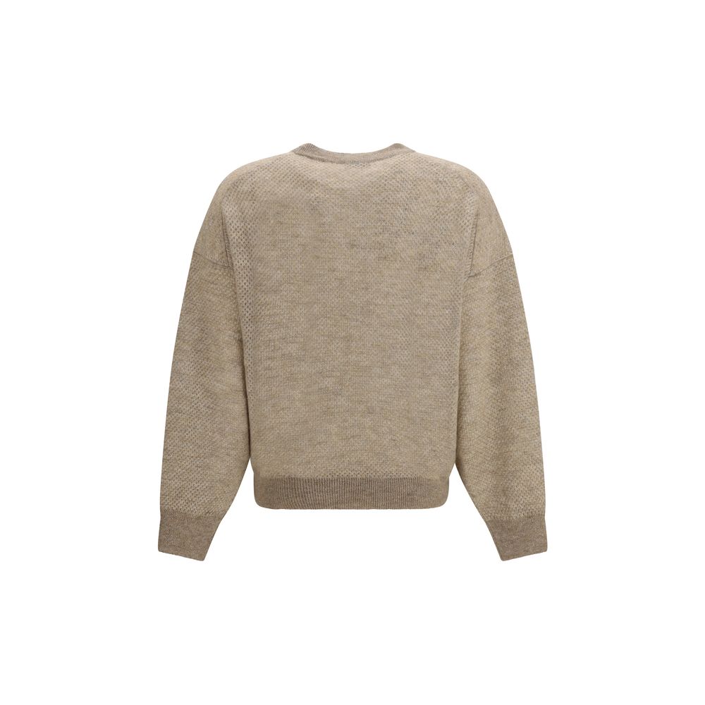 Indulge in the exquisite Brunello Cucinelli Beige Mohair Sweatshirt, a masterpiece of Italian craftsmanship, where luxurious materials meet effortless elegance for the discerning individual.