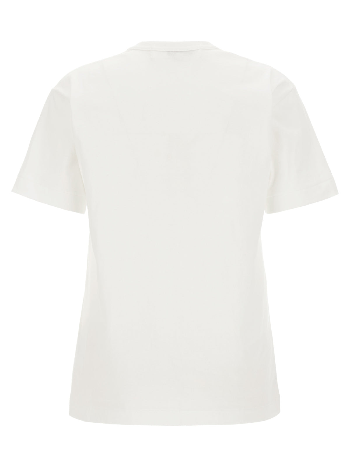 Comme Des Garçons Play White Cotton T-Shirt - Luxe Essential