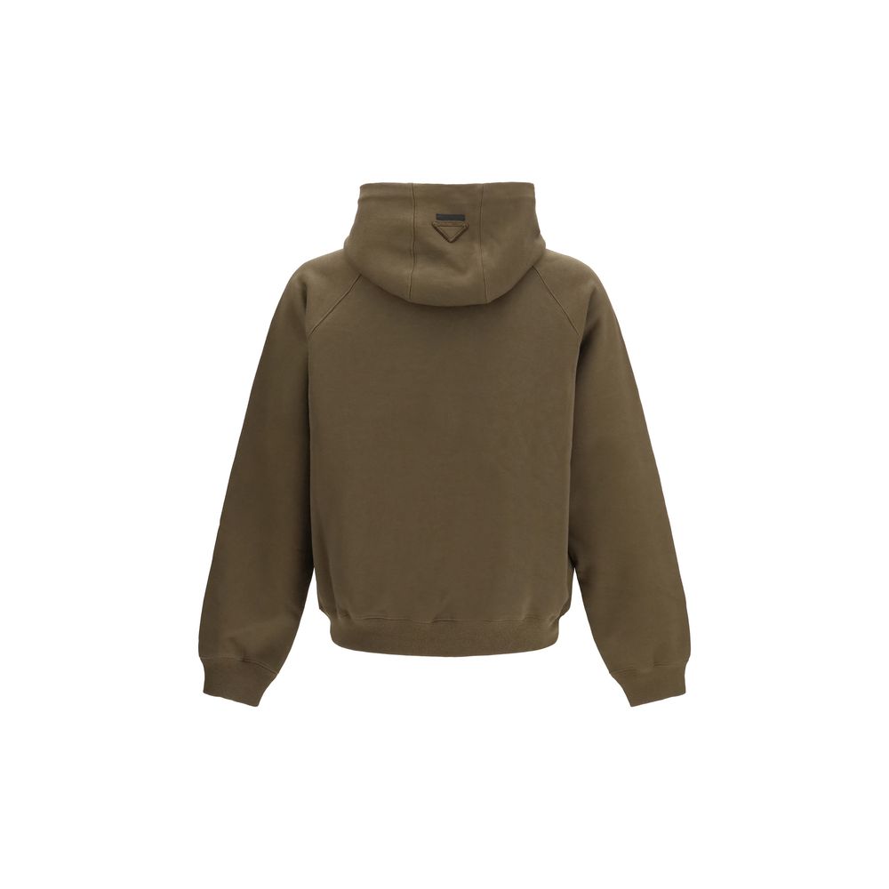 Prada Bicolor Cotton Sweatshirt - Elevate Your Luxe Wardrobe