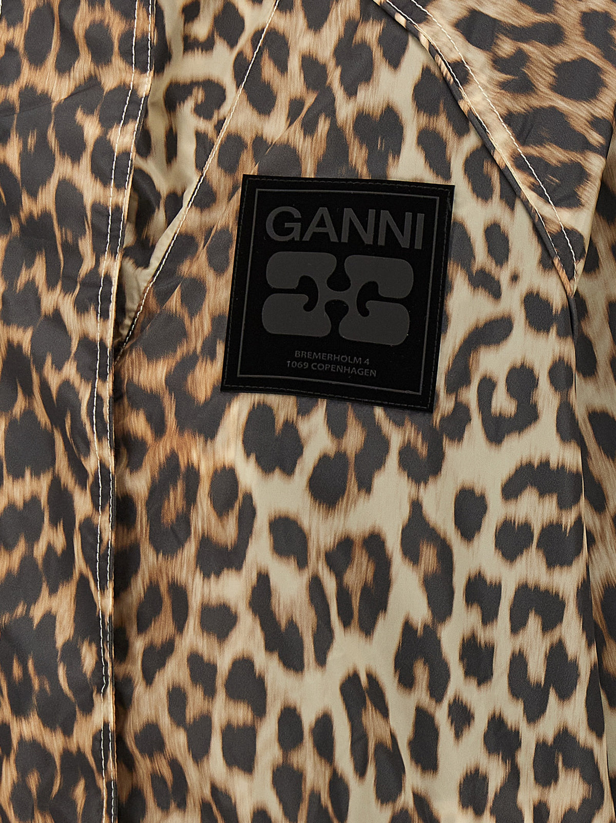 Ganni Multicolor Nylon Shell Jacket