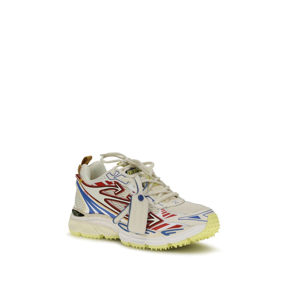 Elevate your everyday elegance with Off-White's Multicolor Athletic Sneakers, crafted from premium materials for unparalleled comfort and style in every step.