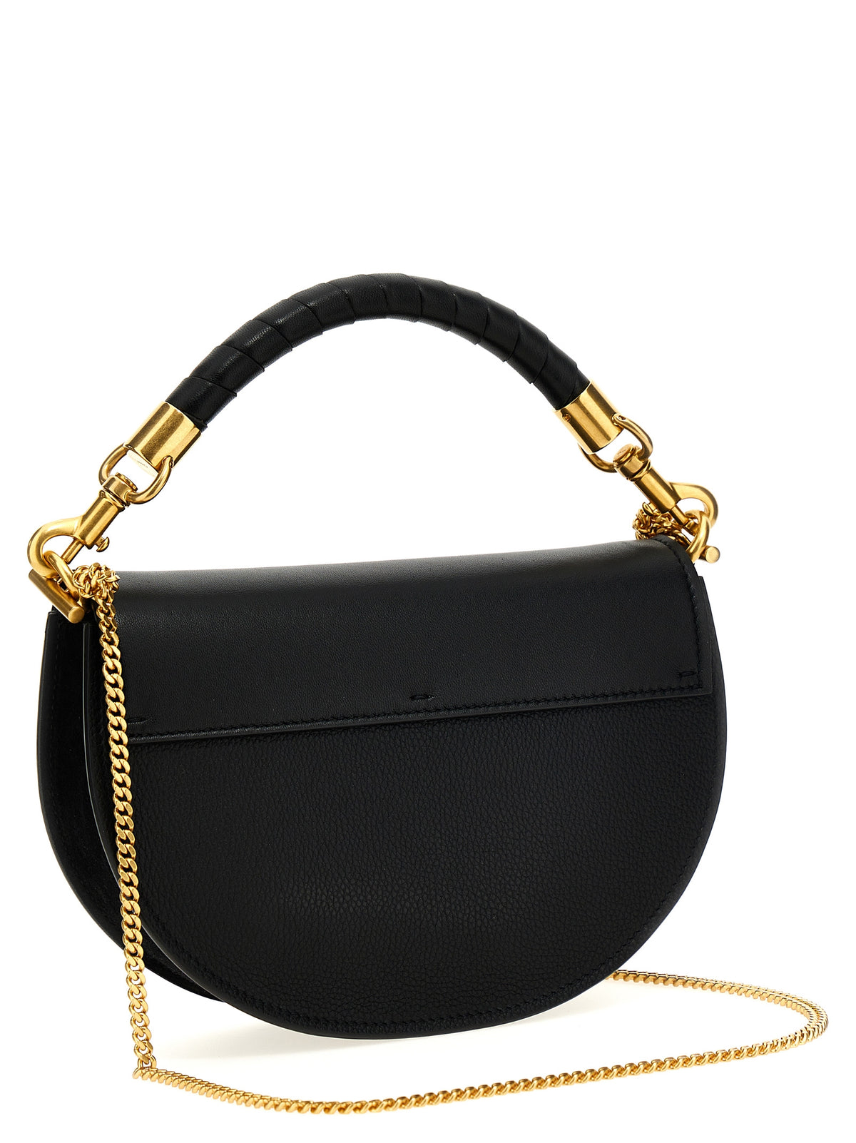 Discover the Chloé Black Calfskin Handbag, a masterpiece of Italian craftsmanship that elevates your style with timeless elegance and luxurious allure.