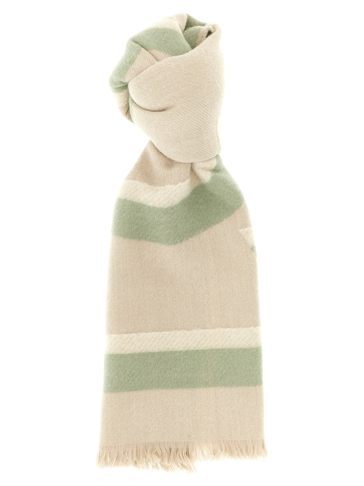 Indulge in the Loewe Multicolor Wool Scarf, a luxurious blend of wool and cashmere, crafted for those who embody elegance and sophistication in every moment.