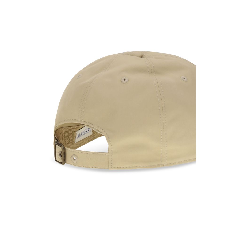 Burberry Beige Cotton Cap (Baseball Hat)