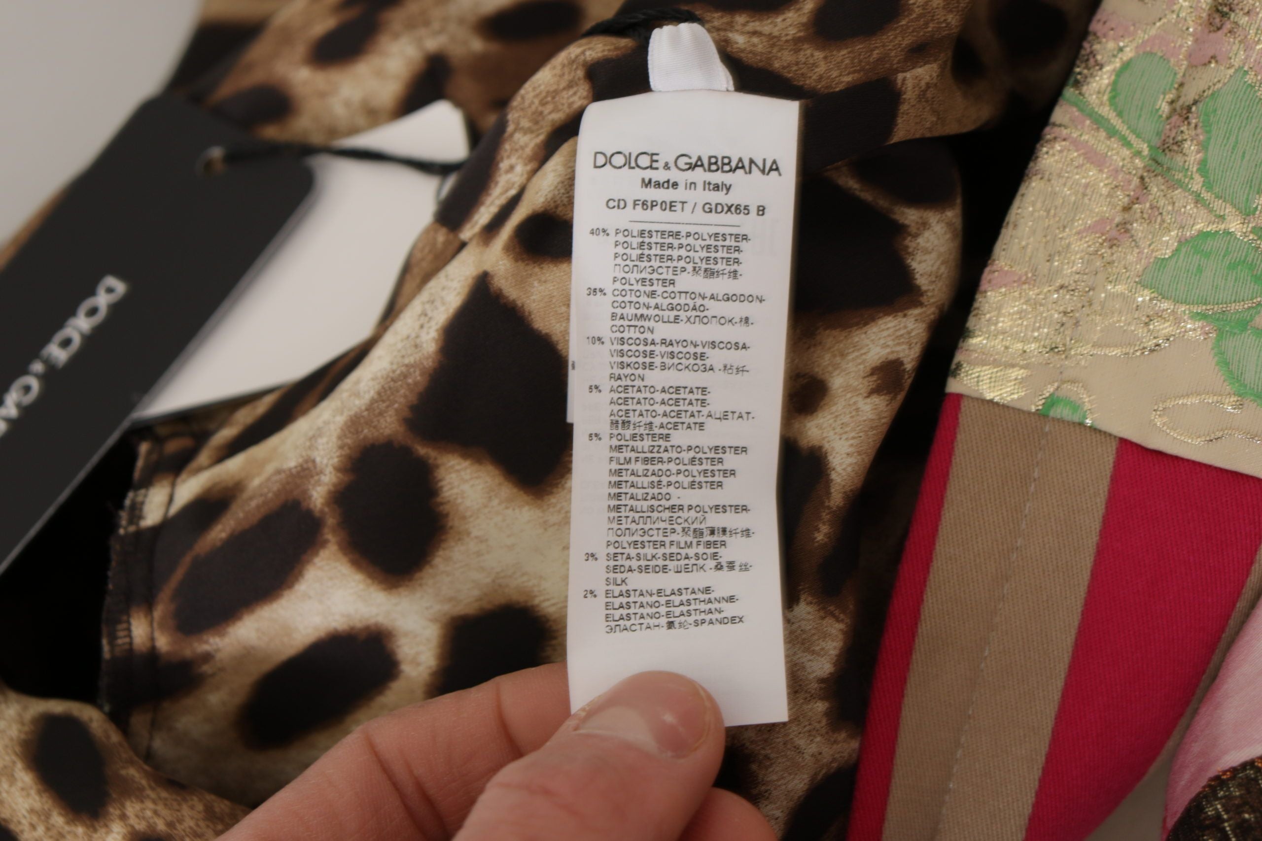 Dolce & Gabbana Floral Jacquard Mini Dress, Exquisite Couture