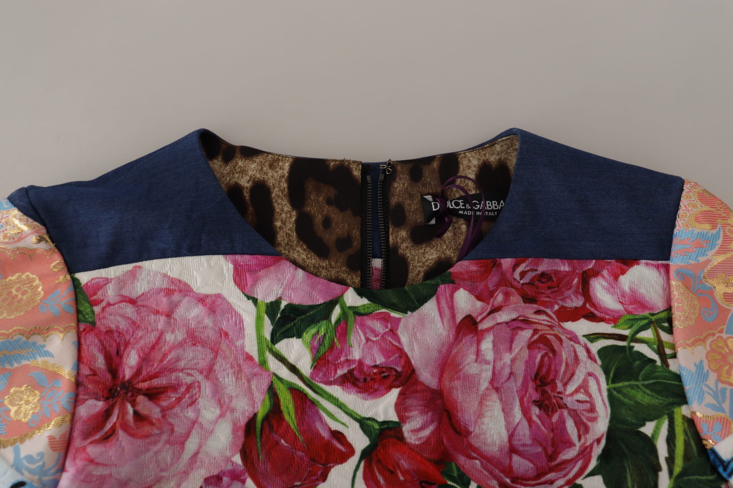 Dolce & Gabbana Floral Jacquard Mini Dress, Exquisite Couture
