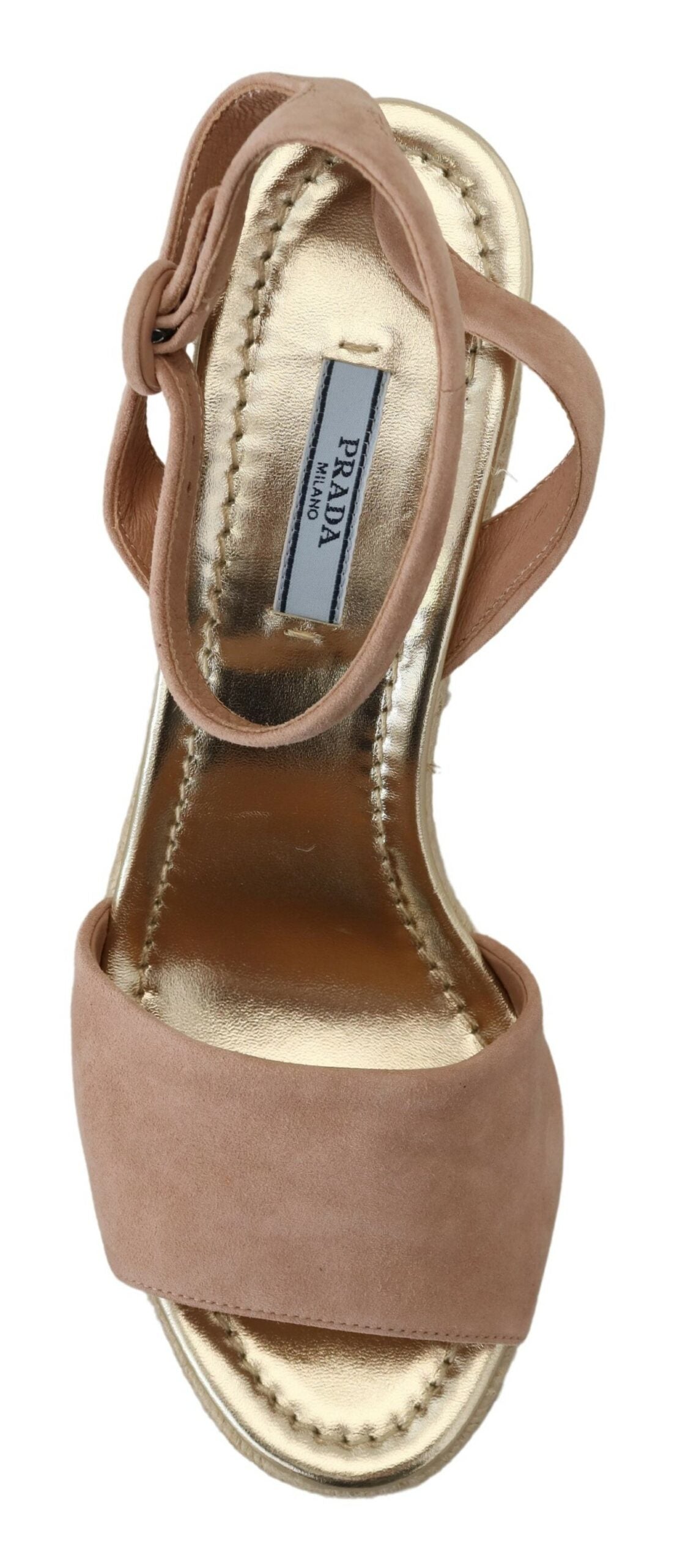 Indulge in the exquisite Prada Pink Suede Leather Ankle Strap Sandals, where Italian craftsmanship meets timeless elegance, elevating your style for any occasion.