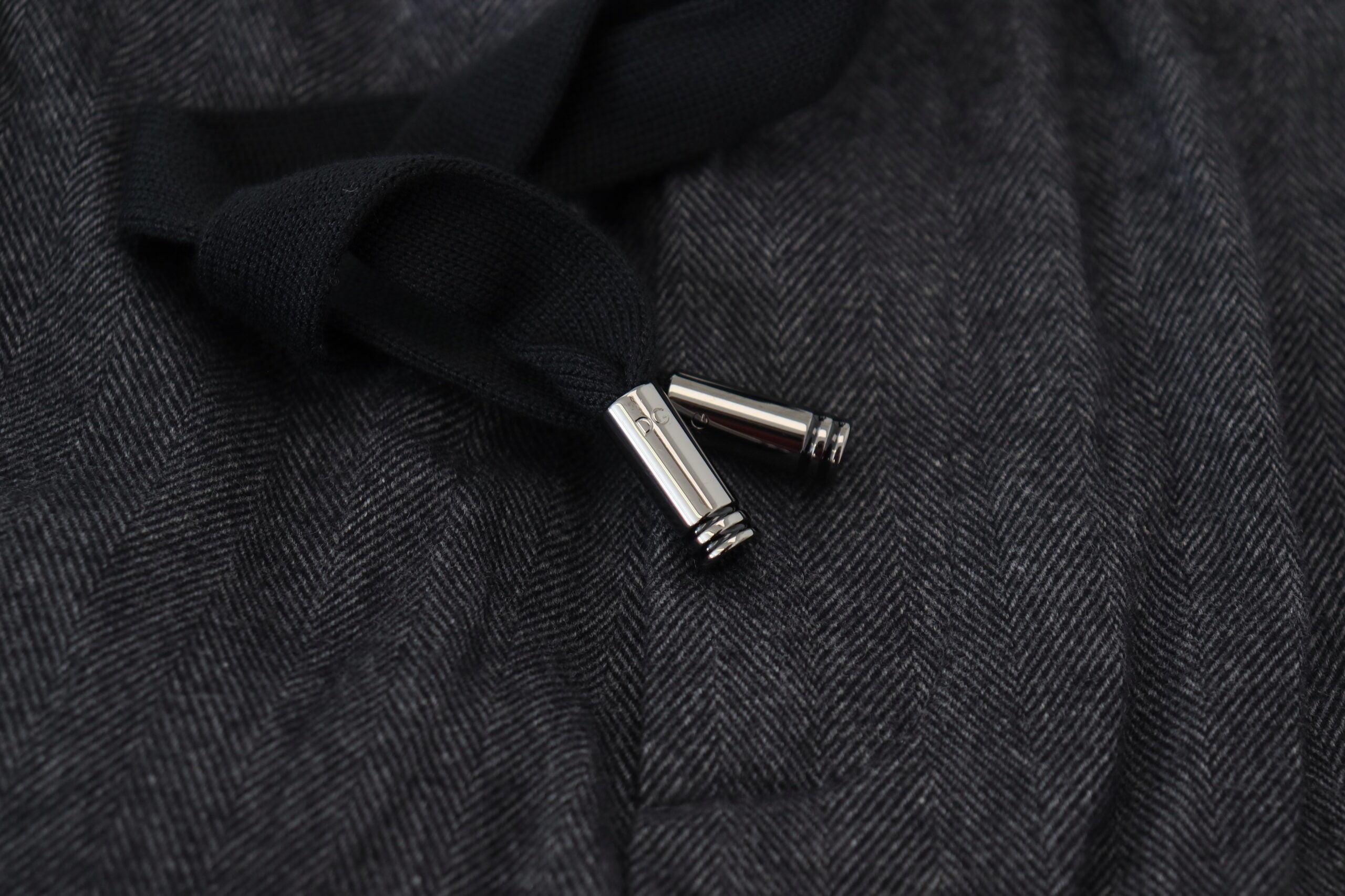 Pantaloni da uomo Dolce &amp; Gabbana, jogger grigi in cotone