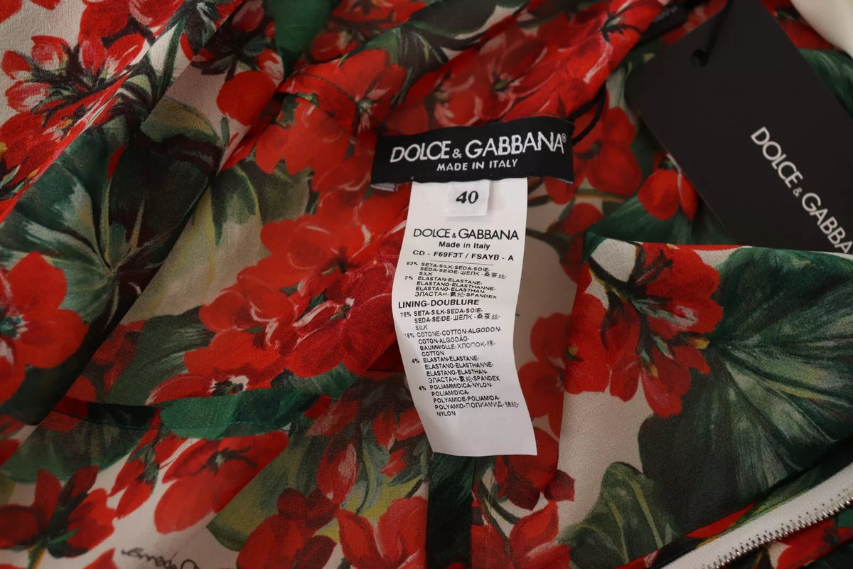 Embrace the allure of the Dolce & Gabbana Multicolor Portofino-Print Shift Dress, a silk masterpiece that embodies Italian craftsmanship and timeless elegance for every occasion.