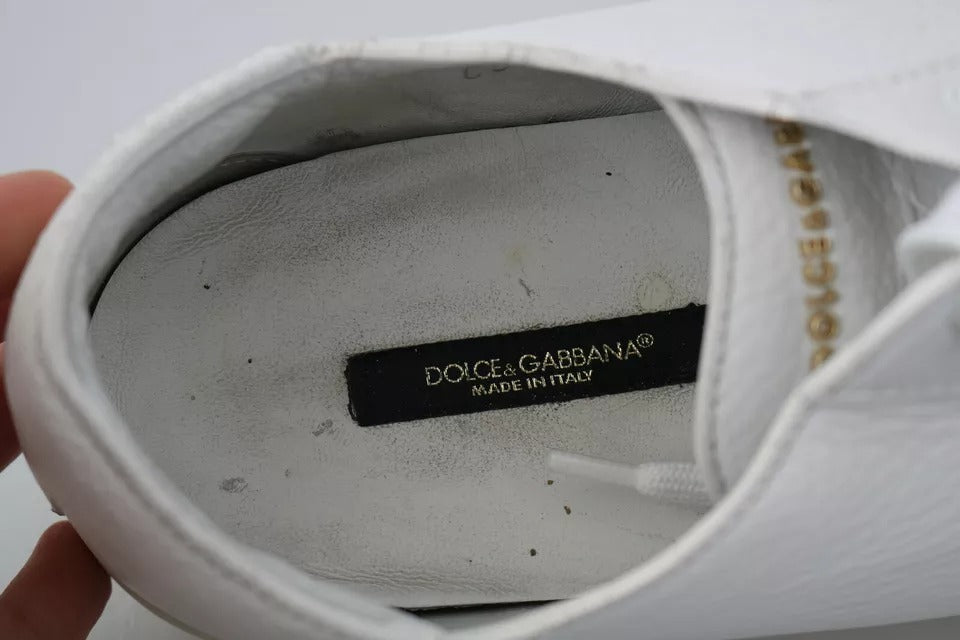 Dolce & Gabbana White Saint Tropez Sneakers - Luxury Redefined