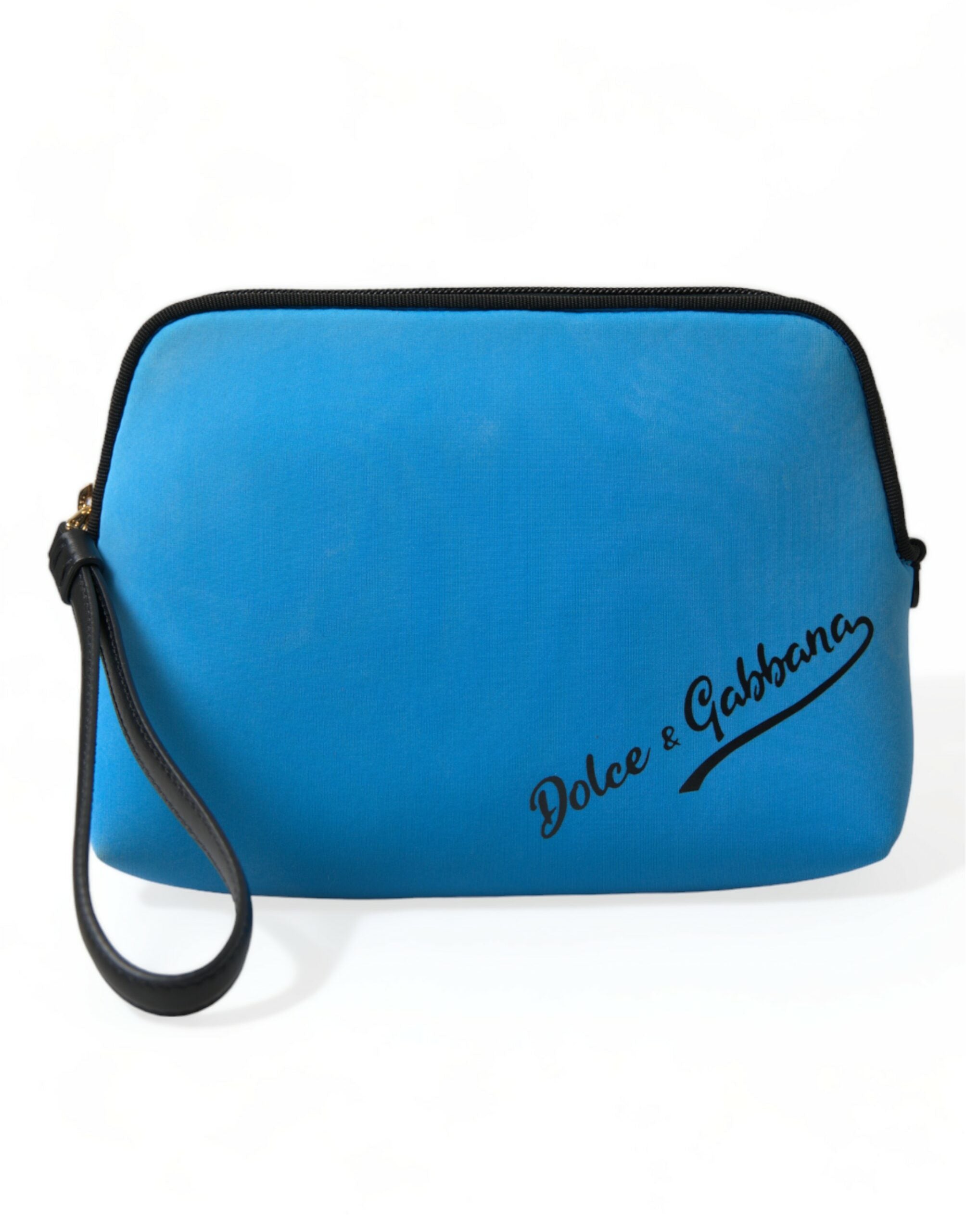 Dolce & Gabbana Elegant Blue Hand Pouch with Strap - DEA STILOSA MILANO